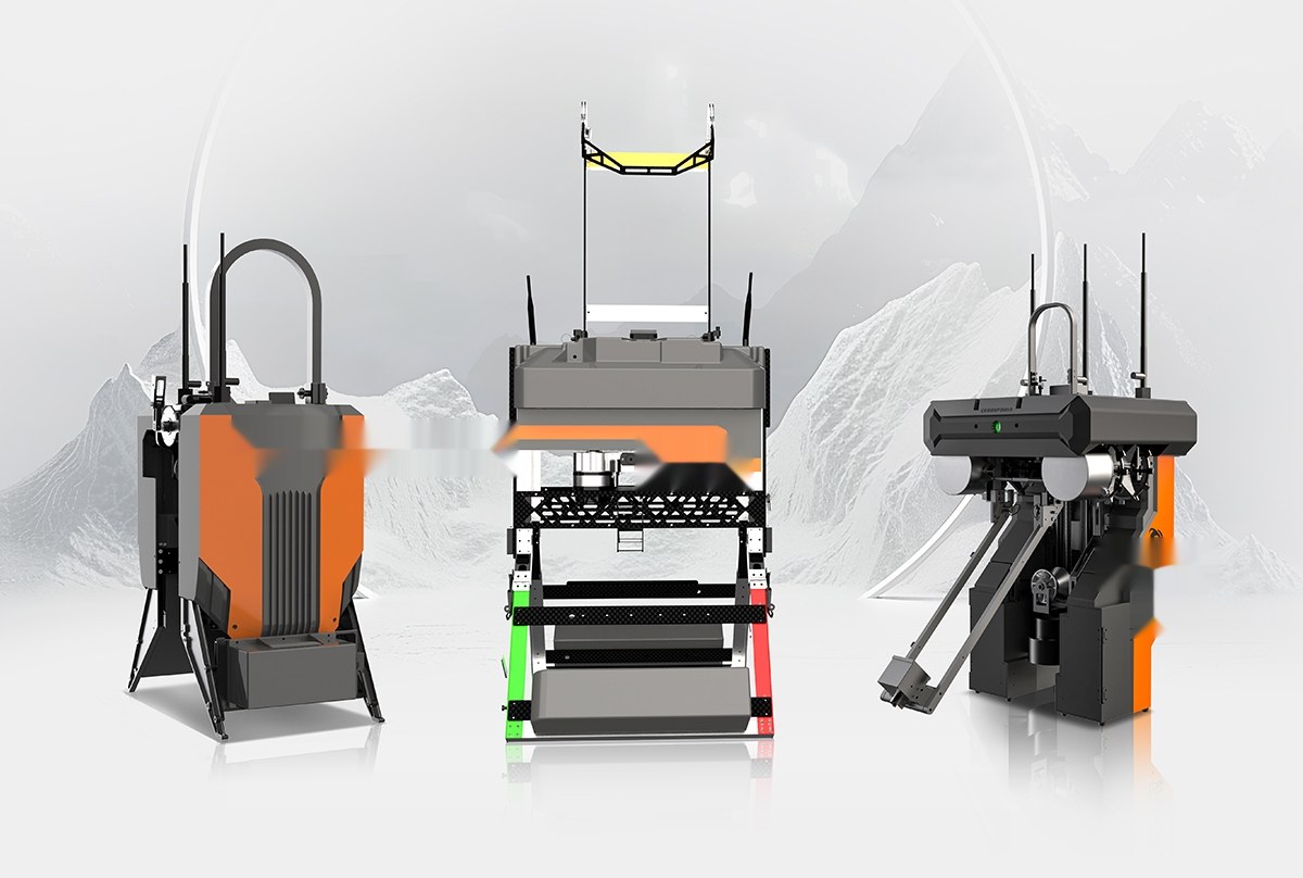 CrownPower live-line emergency de-icing robot units